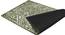 Green and White Traditional Polyester Carpet (3X5 Feet) (Multicolor, 3 x 5 Feet Carpet Size) by Urban Ladder - Design 1 Side View - 759195