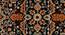 Black and Gold Traditional Polyester Carpet (22X55 inches) (Multicolor, 2 x 5 Feet Carpet Size) by Urban Ladder - Ground View Design 1 - 759355