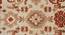 Orange and Beige Traditional Polyester Carpet (4X6 Feet) (Multicolor, 4 x 6 Feet Carpet Size) by Urban Ladder - Ground View Design 1 - 759387