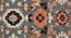 Peach and Grey Traditional Polyester Carpet (4X6 Feet) (Multicolor, 4 x 6 Feet Carpet Size) by Urban Ladder - Ground View Design 1 - 759393