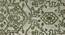 Green and White Traditional Polyester Carpet (3X5 Feet) (Multicolor, 3 x 5 Feet Carpet Size) by Urban Ladder - Ground View Design 1 - 759419