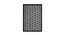 Black and White Geometric Polyester Carpet (4X6 Feet) (Multicolor, 4 x 6 Feet Carpet Size) by Urban Ladder - Front View Design 1 - 759439