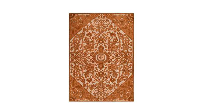 Gold and Beige Traditional Polyester Carpet (4X6 Feet) (Multicolor, 4 x 6 Feet Carpet Size) by Urban Ladder - Front View Design 1 - 759463