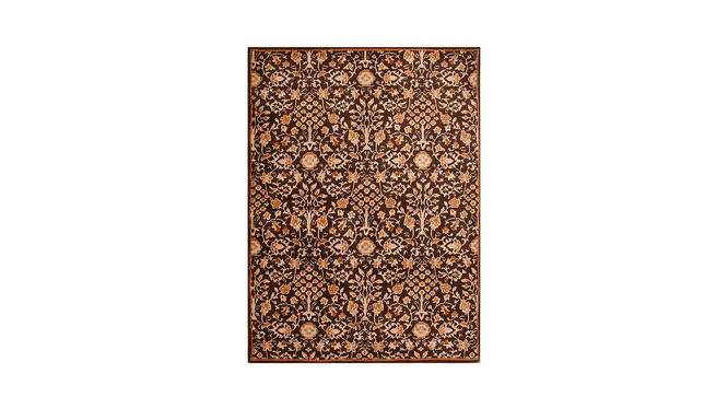 Brown and Beige Traditional Polyester Carpet (3X5 Feet) (Multicolor, 3 x 5 Feet Carpet Size) by Urban Ladder - Front View Design 1 - 759472