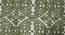 Green Geometric Polyester Carpet (22X55 inches) (Green, 2 x 5 Feet Carpet Size) by Urban Ladder - Rear View Design 1 - 759517