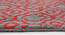 Red and Grey Abstract Polyester Carpet (3X5 Feet) (Multicolor, 3 x 5 Feet Carpet Size) by Urban Ladder - Rear View Design 1 - 759535