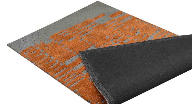 Gold and Grey Abstract  Polyester Carpet (4X6 Feet) (Multicolor, 4 x 6 Feet Carpet Size) by Urban Ladder - Design 1 Side View - 759616