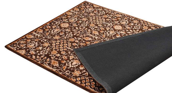 Brown and Beige Traditional Polyester Carpet (3X5 Feet) (Multicolor, 3 x 5 Feet Carpet Size) by Urban Ladder - Design 1 Side View - 759657