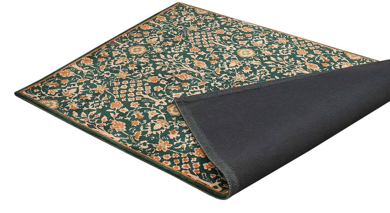 Multicolor Traditional Machine Made Polyester 4 X 6 Feet Carpet Urban