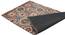 Grey and Orange Traditional Polyester Carpet (6X9 Feet) (Multicolor, 6 x 9 Feet Carpet Size) by Urban Ladder - Design 1 Side View - 759676