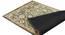 Green and Beige Traditional Polyester Carpet (4X6 Feet) (Multicolor, 4 x 6 Feet Carpet Size) by Urban Ladder - Design 1 Side View - 759689