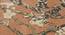 Gold and Grey Floral Polyester Carpet (22X55 inches) (Multicolor, 2 x 5 Feet Carpet Size) by Urban Ladder - Ground View Design 1 - 759702