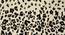 Black and Cream Abstract Polyester Carpet (22X55 inches) (Multicolor, 2 x 5 Feet Carpet Size) by Urban Ladder - Ground View Design 1 - 759717
