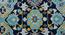 Blue and Yellow Traditional Polyester Carpet (4X6 Feet) (Multicolor, 4 x 6 Feet Carpet Size) by Urban Ladder - Ground View Design 1 - 759734