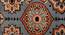 Grey and Orange Traditional Polyester Carpet (6X9 Feet) (Multicolor, 6 x 9 Feet Carpet Size) by Urban Ladder - Ground View Design 1 - 759741