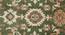Green and Beige Traditional Polyester Carpet (4X6 Feet) (Multicolor, 4 x 6 Feet Carpet Size) by Urban Ladder - Ground View Design 1 - 759754