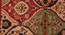 Blue and Red Traditional Polyester Carpet (5X7 Feet) (Multicolor, 5 x 7 Feet Carpet Size) by Urban Ladder - Ground View Design 1 - 759760