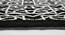 Black and White Geometric Polyester Carpet (4X6 Feet) (Multicolor, 4 x 6 Feet Carpet Size) by Urban Ladder - Rear View Design 1 - 759779