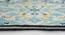 Blue and Yellow Traditional Polyester Carpet (4X6 Feet) (Multicolor, 4 x 6 Feet Carpet Size) by Urban Ladder - Rear View Design 1 - 759799