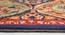 Blue and Red Traditional Polyester Carpet (5X7 Feet) (Multicolor, 5 x 7 Feet Carpet Size) by Urban Ladder - Rear View Design 1 - 759825