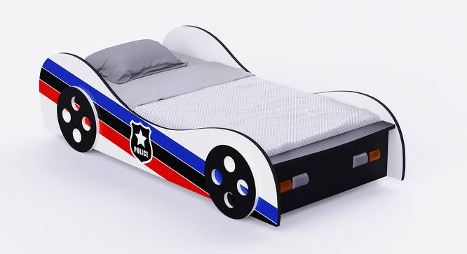 Cruiser Single Car Bed (White) by Urban Ladder - Front View Design 1 - 760497