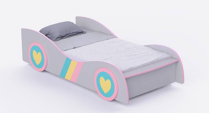 Gum Drop Toddlers' Car Bed (Grey) by Urban Ladder - Front View Design 1 - 760501