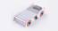 Jelly Bean Toddlers' Car Bed (White) by Urban Ladder - Ground View Design 1 - 760540