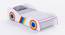 Jelly Bean Toddlers' Car Bed (White) by Urban Ladder - Front View Design 1 - 760566