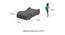 Gum Drop Toddlers' Car Bed (Grey) by Urban Ladder - Design 1 Dimension - 760568