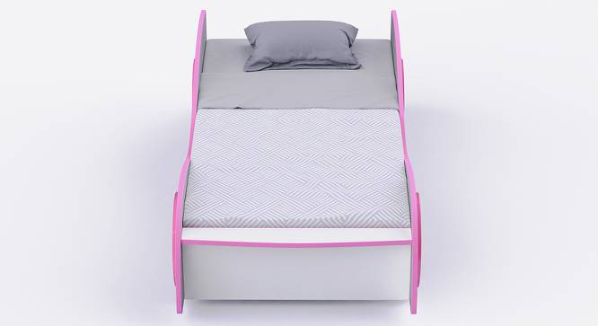 Jelly Bean Toddlers' Car Bed (White) by Urban Ladder - Design 1 Side View - 760581