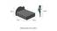 Cloud Tails Double Bed with Drawer Storage (Blue) by Urban Ladder - Design 1 Dimension - 760582