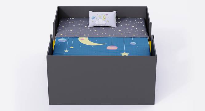 Step Up Loft Double Bed with Drawer Storage (Grey) by Urban Ladder - Design 1 Side View - 760588