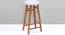 Enn Mango Wood Bar Stool in Cotton Grey Colour (Polished Finish) by Urban Ladder - Front View Design 1 - 760628