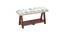Veasley Mango Wood bench In Cotton Multicolour (Multicolor, Polished Finish) by Urban Ladder - Front View Design 1 - 760631