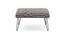 Rostov Metal bench In Cotton Black Colour (Black, Polished Finish) by Urban Ladder - Design 1 Side View - 760655
