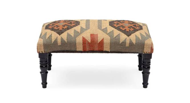Hamilton Mango Wood bench In Cotton Multicolour (Multicolor, Polished Finish) by Urban Ladder - Design 1 Side View - 760857
