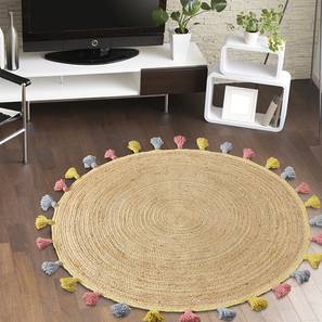 Kids Carpets Design Beige Hand Tufted Jute Carpet