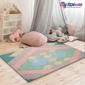 Kids Carpets Design Multicolor Hand Tufted Wool Carpet