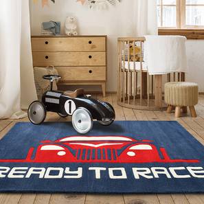 Kids Carpets Design Blue Hand Tufted Wool Carpet