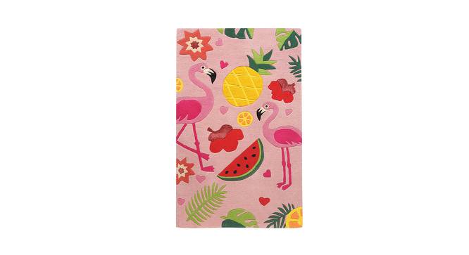 Tropical Flamingo (Pink, 91 x 152 cm  (36" x 60") Carpet Size) by Urban Ladder - Front View Design 1 - 761096