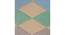Diamente Rug (91 x 152 cm  (36" x 60") Carpet Size, Multicolor) by Urban Ladder - Design 1 Side View - 761110