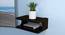 Plain Solid Black D-Shape Floating TV Unit Setup of Box (Brown) by Urban Ladder - Ground View Design 1 - 761520