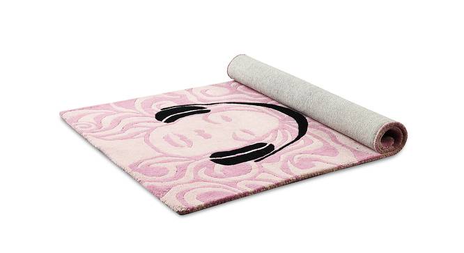 Music Mania Rug (Pink, 91 x 152 cm  (36" x 60") Carpet Size) by Urban Ladder - Design 1 Side View - 761537