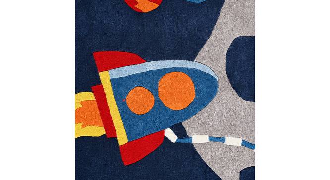 Mission to Mars rug (122 x 183 cm  (48" x 72") Carpet Size, Multicolor) by Urban Ladder - Design 1 Side View - 761539