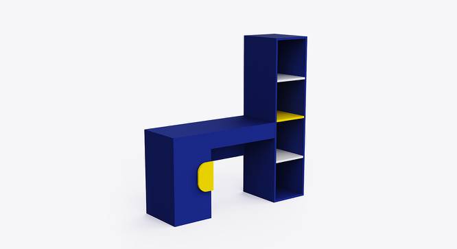 Joy Ride Study Table (Blue) by Urban Ladder - Front View Design 1 - 761753