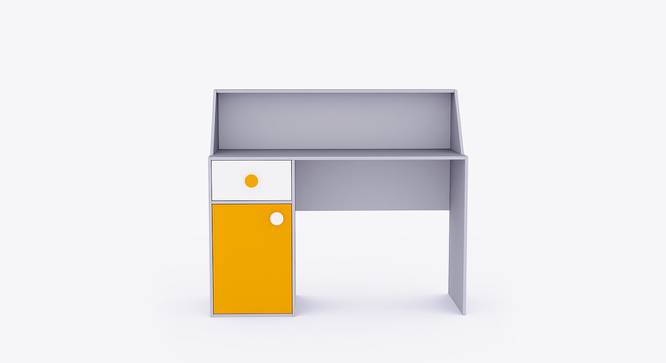 Elementary Study Table (Grey) by Urban Ladder - Design 1 Side View - 761769