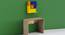 Tetris Study Table (Oak) by Urban Ladder - Front View Design 1 - 761854