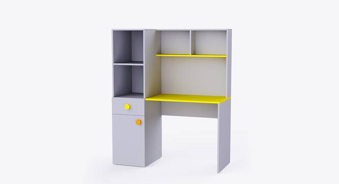 Mr Scholar Study Table (Grey) by Urban Ladder - Design 1 Side View - 761865