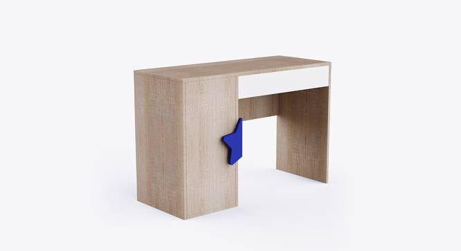 Curious Koala Study Table (Oak & Blue) by Urban Ladder - Front View Design 1 - 761914