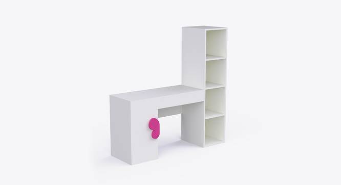 Joy Ride Study Table (Pink) by Urban Ladder - Front View Design 1 - 762008